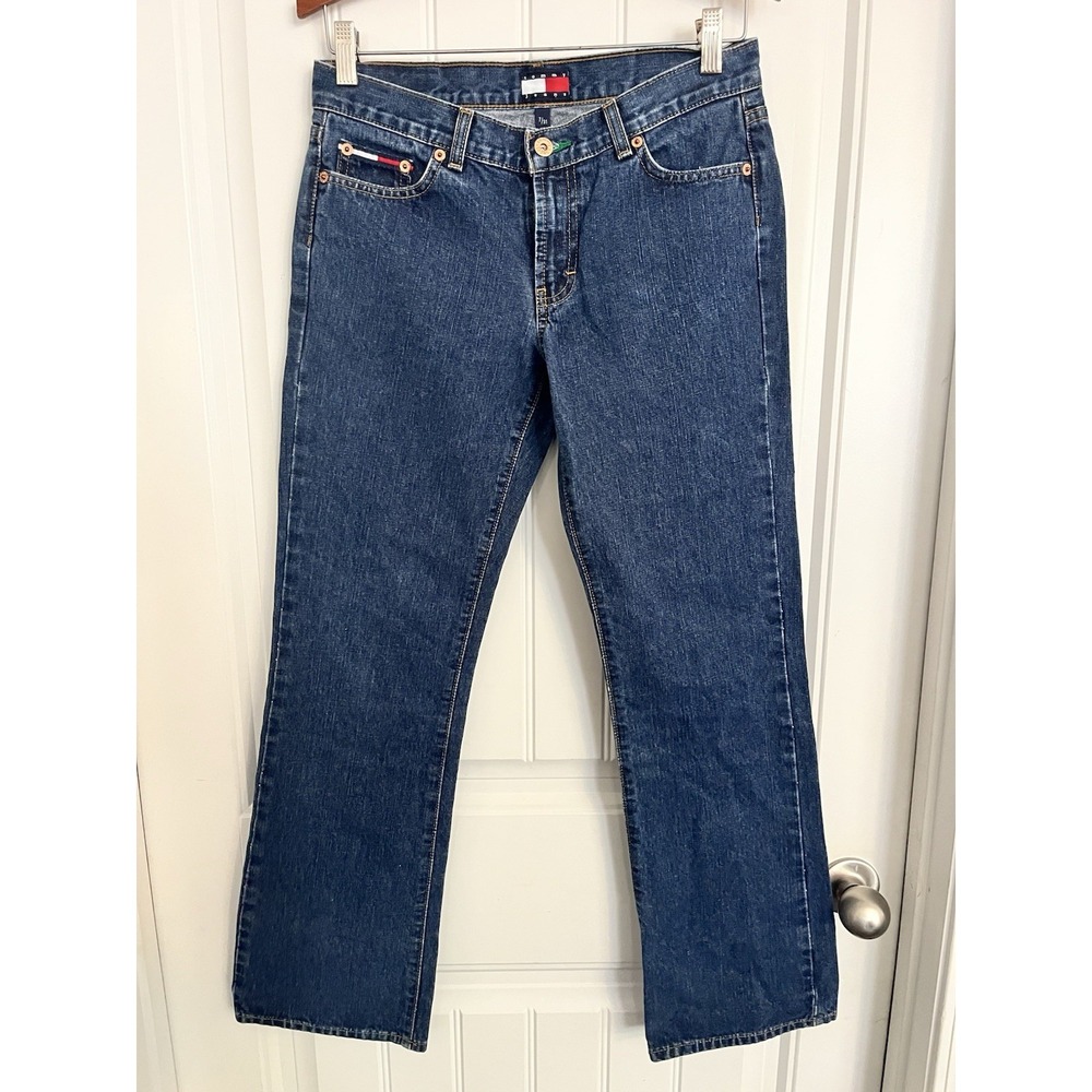 Tommy Jeans Womens Classic Straight Jeans 30X30 Junior 7 Blue Mid Rise 723